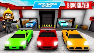 Ik OPEN Een AUTO VERHUUR BEDRIJF In Brookhaven! (Roblox)