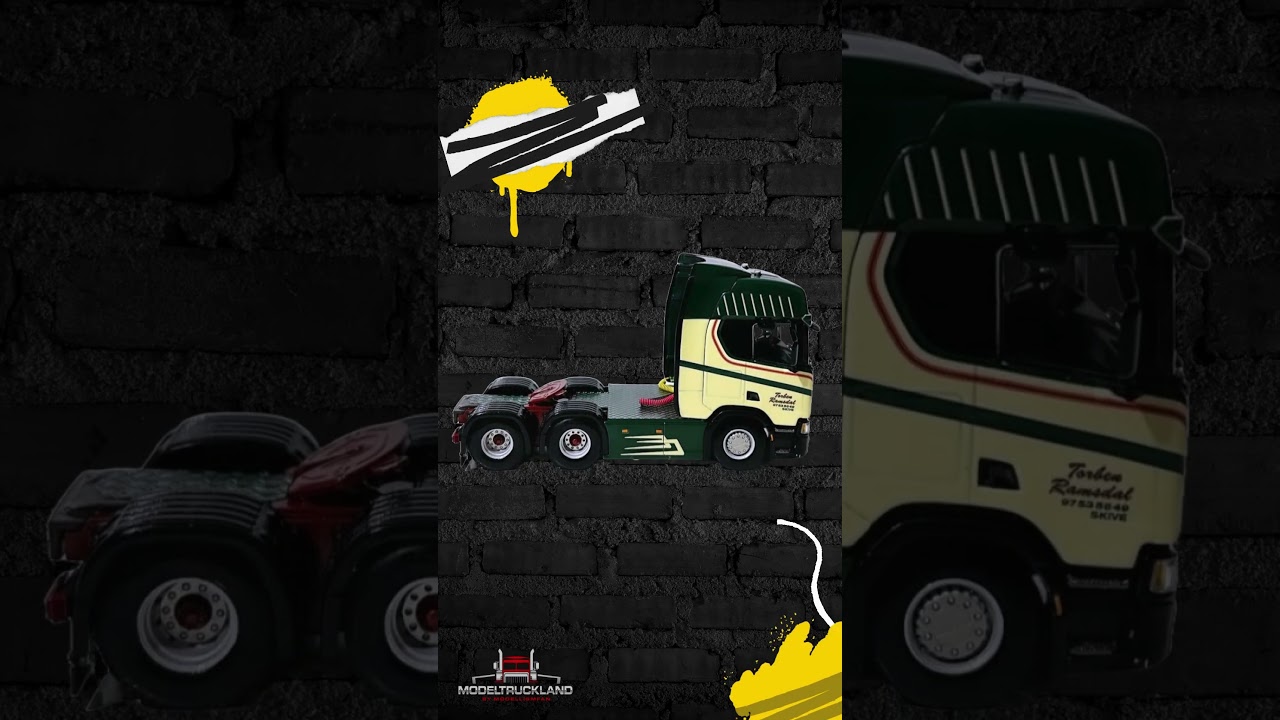 Scania R highline CR20H 6×2 tag axle “Torben Ramsdal”,WSI Truck Models