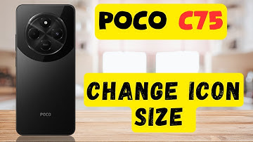 Change icon size || Icon size settings || How to change icon size Poco C75