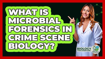 What Is Microbial Forensics In Crime Scene Biology? - Biology For Everyone