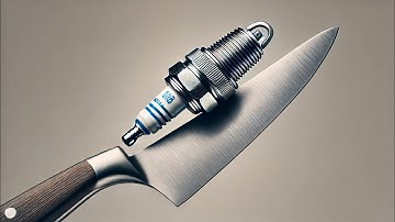 Knife Is Like a Razor In 1 Minute! Intelligent Knife Sharpening Techniques using a Spark Plug