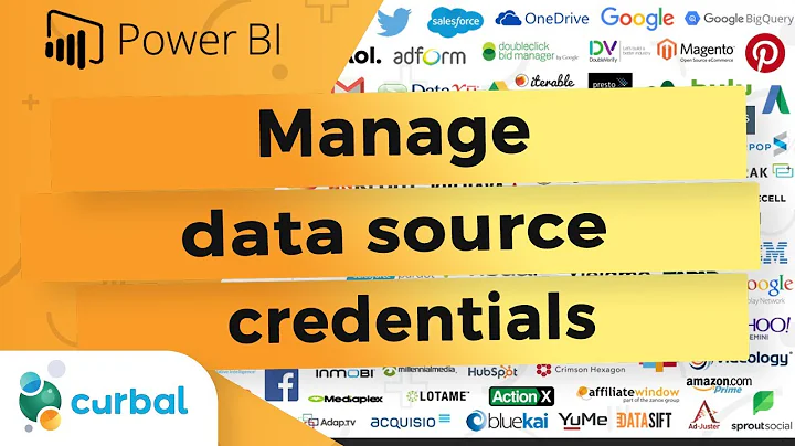 Manage data source credentials in Power BI Desktop