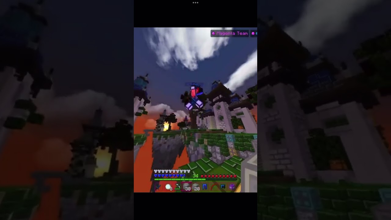 A basic win in Hive skywars for me… (I quit Hive so old clip lol) 