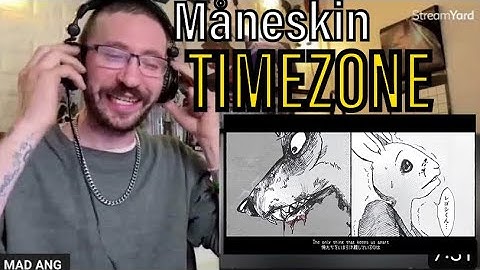 METALHEAD REACTS\ Måneskin - TIMEZONE - BEASTARS for Måneskin (Animated Video)