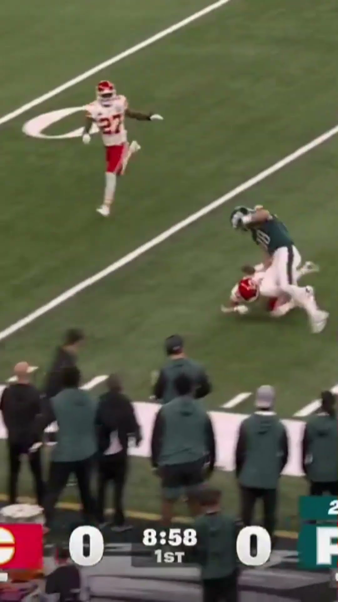 Jalen Hurts THROWS A DART to Dallas Goedert for 20 yards!! ?? Eagles vs Chiefs Super Bowl Highlights