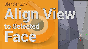 Blender Align View to Selected Face
