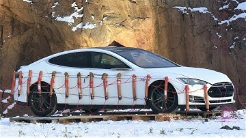 Exploding Broken Down Tesla Model S