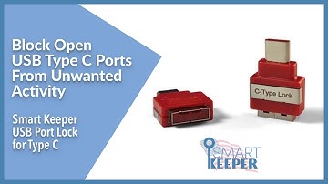 USB-C 3.1 Type C SmartKeeper Port Locks, Best Smart Keeper World Physical Security: Block Attacks