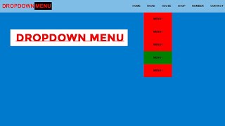 How to Create A Dropdown Menu Bangla Tutorial | Dropdown Menu Tutorial Using Only Html And Css