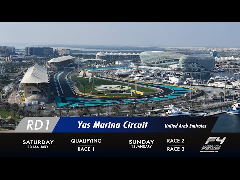 1-й Этап Формулы 4, Абу-Даби 2024. (Formula 4 UAE 2024, Yas Marina Circuit) 13-14 Января