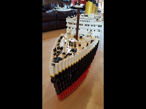 giant titanic lego set
