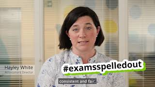 #examsspelledout | How do I know the examiner is marking my paper accurately?
