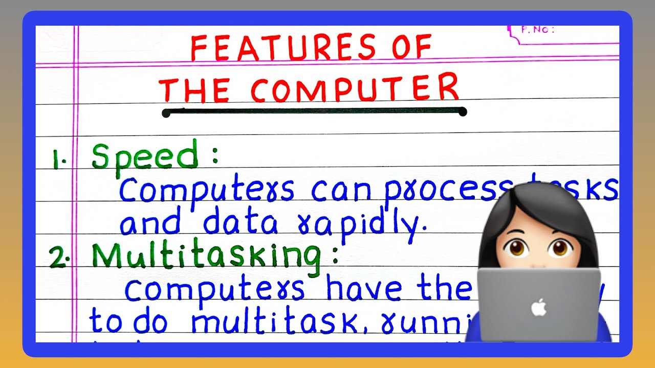 Feature of Computer in English | 5 | Five Feature of Computer - YouTube