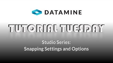 Studio Series - Snapping Settings and Options