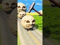 Big amp Small Moon Cars vs Giant Hammer Ep 17 BeamNGDrive