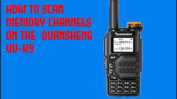 How To Scan Memory Channels On The Quansheng UV-K5 Using Your PC