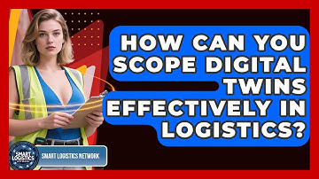 How Can You Scope Digital Twins Effectively In Logistics? - Smart Logistics Network