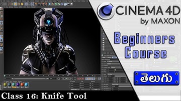 Knife Tool in Cinema4D [ TELUGU ] || C4d Tutorials for Beginners || Lucky Studios