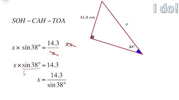 5B Finding an unknown in denominator - trigonometry
