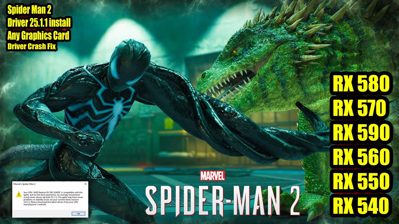 Spider-Man 2: The RX 580 8GB i5 10gen Gameplay