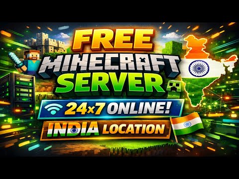 Free Minecraft Server Hosting 24x7 Online India Location