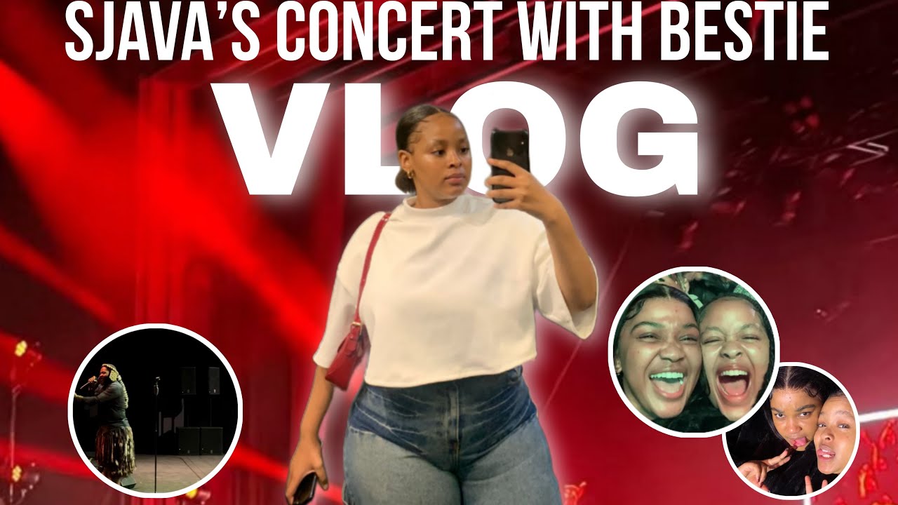 VLOG: Come with me to Sjava’s Concert with my friend|| South African ...