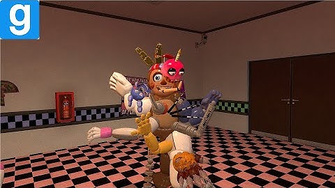 Gmod FNaF | Rebuilding the Animatronics with the Parts Mod