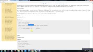 Design Pattern   Mediator Pattern