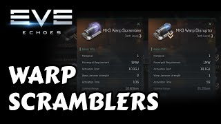 Warp Scrambler - Warp Disruptor - Comparison & Impact | EVE Echoes