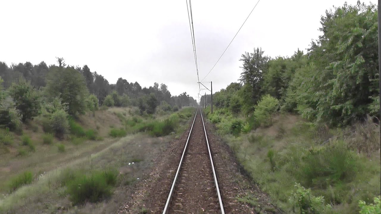 Częstochowa Osobowa - Chorzew Siemkowice z tyłu pociągu TLK Sukiennice