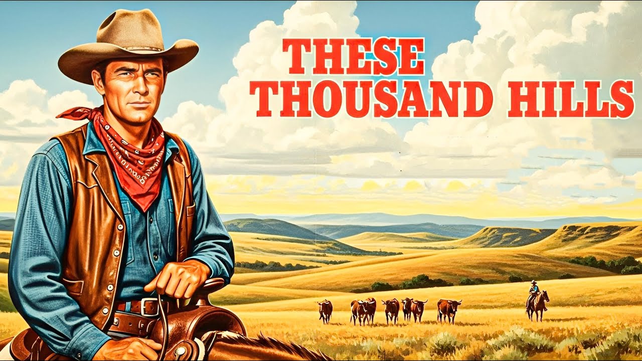 These Thousand Hills | Don Murray Western Movie | Classic Full Movie