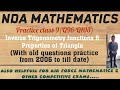 INVERSE TRIG. &amp; PROP. OF TRIANGLE NDA OLD QUE.(Q96-Q103)