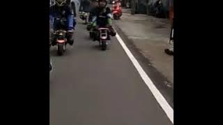 Komunitas motor mini Bandung , touring.