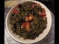 How to make old fashioned fried collard greens