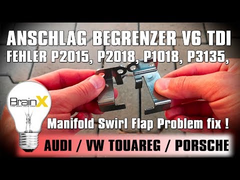 P2015 AUDI VW Keine Leistung - Saugrohrklappen reparieren - Intake Manifold fix