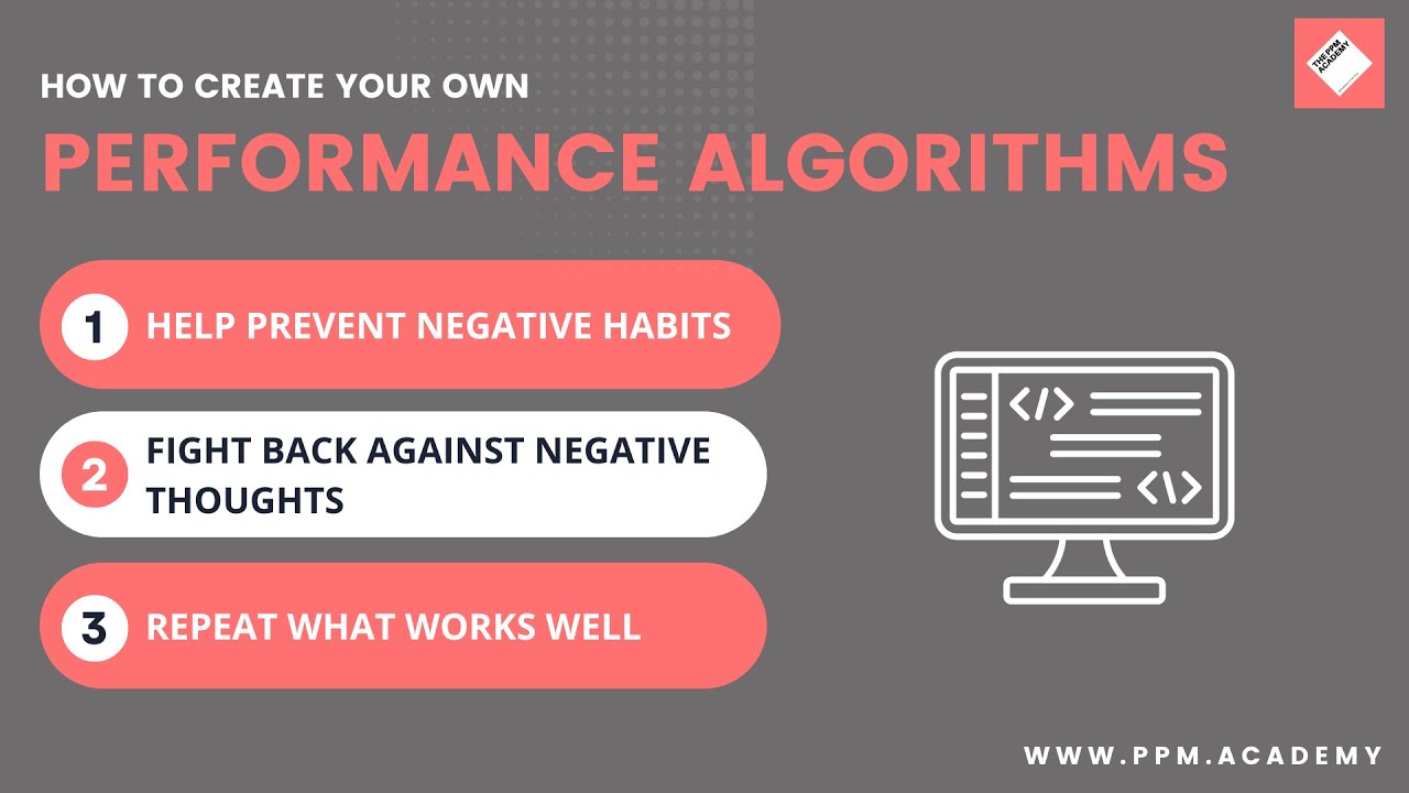 How to create your own performance algorithms - YouTube
