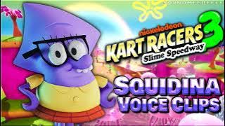 All Squidina Star Voice Clips • Nickelodeon Kart Racers 3: Slime Speedway • Voice Lines • 2021