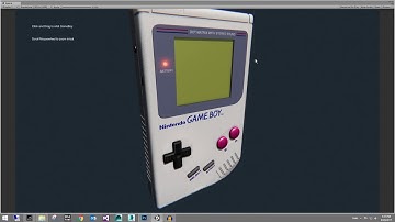 Nintendo Game Boy - 1989 (Rendered in Unity 2017)