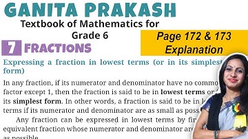 Fractions Chapter 7 Class 6 Maths | Ganita Prakash | Page 172 & 173 Explanation