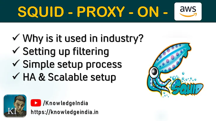 SQUID Proxy Server on AWS - Setup | Demo | Usage
