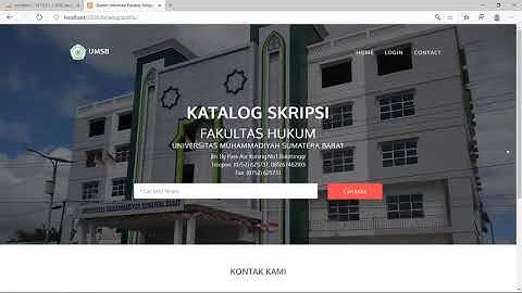 APLIKASI KATALOG SKRIPSI SEDERHANA BERBASIS WEB (PHP/MySQLi) - Free SC