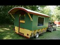 I made a gypsy wagon out of an old popup camper
