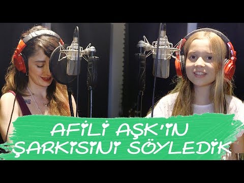 AFİLİ AŞK DİZİSİNİN ŞARKISINI SÖYLEDİK! | Ecrin Su Çoban, Aslı Demirer