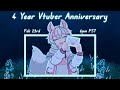 4 Year Anniversary! 💞🐾 Make a wish and look forward! 💌💫