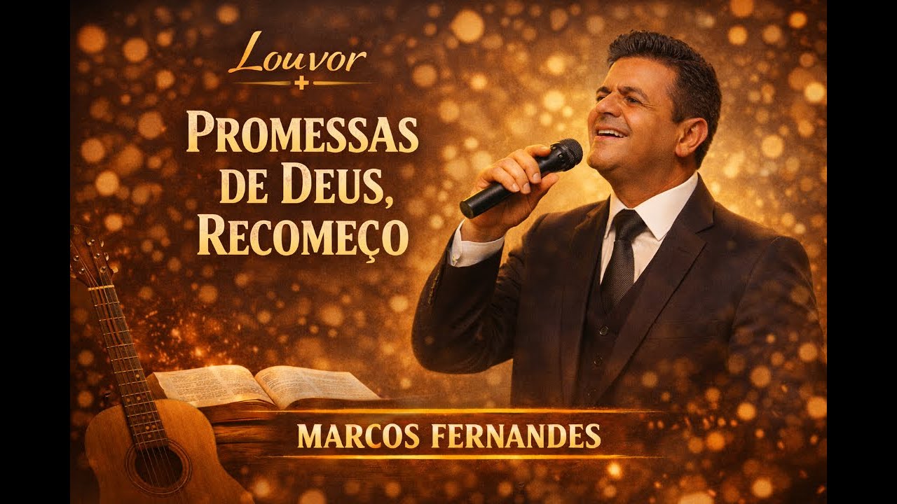 LOUVOR - PROMESSAS DE DEUS, RECOMEÇO - HINO GOSPEL MARCOS ANTONIO