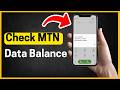 How to check MTN Nigeria data balance (step by step)