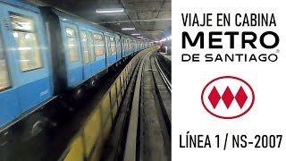 [Cab Ride] Viaje en Cabina de Tren - Línea 1 Metro de Santiago / Tramo Los Dominicos - San Pablo.