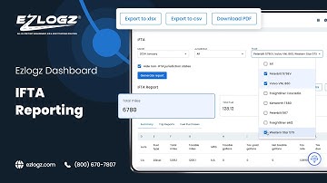 EZLOGZ DASHBOARD: IFTA