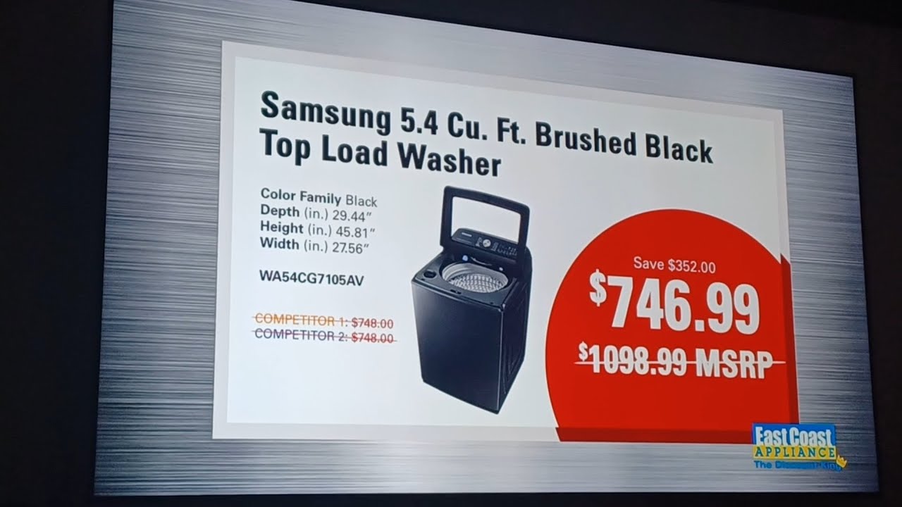 East Coast Appliance🗄 2025 Commercial - Price Tag (:14)
