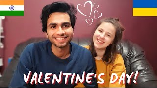Valentine Day 2021 | Surprising my Girlfriend | International couple vlog |  Indian-European | AMWF
